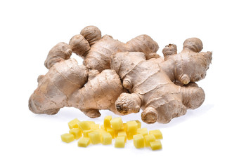 ginger isolated on white background