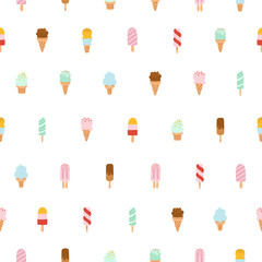 Ice cream repeat pattern
