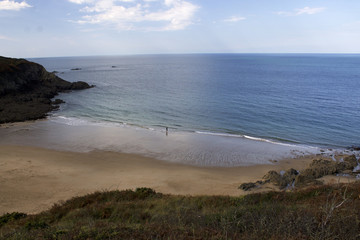 Plage fin de journée 