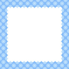 Stylish cover with cute flowers card.