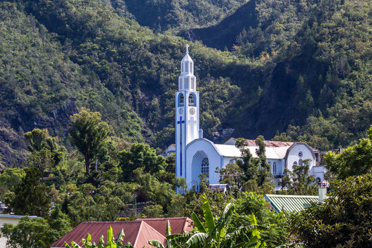 Eglise de Cilaos
Le cirque de Cilaos à l'île de la Réunion