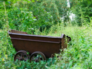 Alter Minenwagen