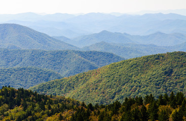 Obraz premium Blue Ridge Parkway