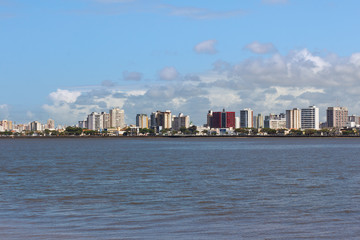Panoramic view of city center, Aracaju, Sergipe, Brazil - obrazy, fototapety, plakaty