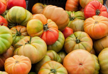 Fresh green tomatoes