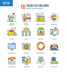 Concept illustration of business, marketing, investment, commerce and strategic planning