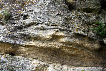 Some of the limestone cliffs.