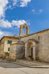 Obraz premium Collegiate church of Sts Quiricus and Julietta in San Quirico 