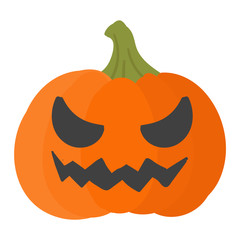 Fototapeta premium Pumpkin head vector illustration