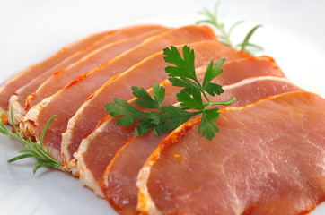 raw pork chops
