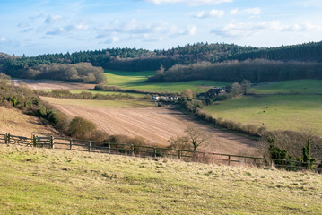 British countryside, Pewley Down, Guildford, UK - 122775003