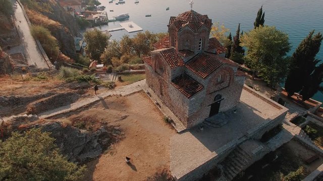 Ohrid old city, Macedonia / Aerial videos