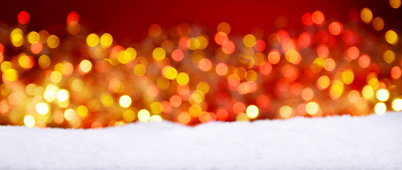 Bunte weihnachtlich Lichter - unscharf