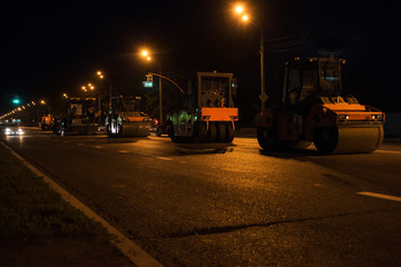 Fototapeta premium repairing the road