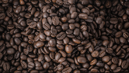 roasted coffee beans, can be used as a background
