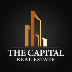 Real Estate, Building and Construction Logo Vector Design