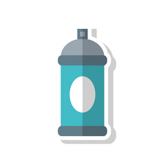 Color splash icon. School supply tool instrument and education theme. Isolated design. Vector illustration