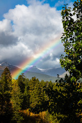 "Montana Rain"  East Glacier National Park rainbow.  Beautiful day!