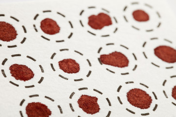blood spot self test