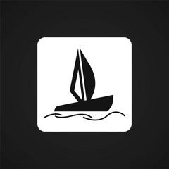 a sail boat icon