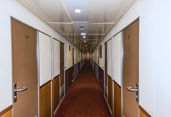  long, narrow corridor