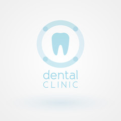 Obraz premium Dental clinic logo