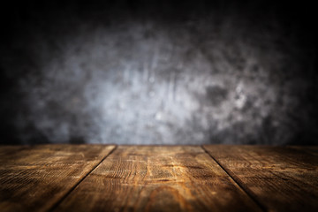 Wooden table background - 122783606