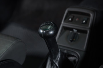 Manual gearbox detail shot