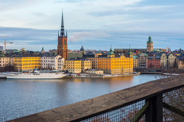 Fototapeta premium Stockholm Skyline (January)