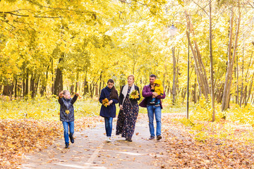 Family On Walk In Countryside