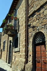 Steinhäuser in Bagnoregio