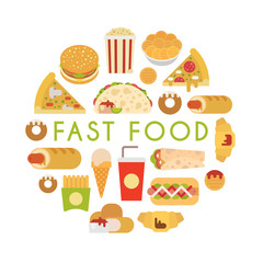 Fast food composition