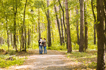 Family On Walk In Countryside