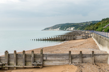 Fototapeta na wymiar View towards Beachy Head in Eastbourne UK