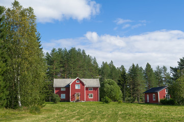 Red Farm House in Sweden