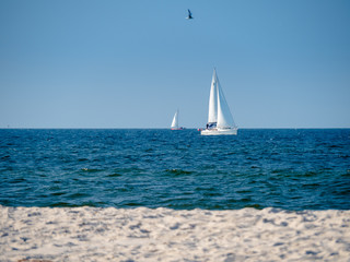 Obraz premium sailboats at sea