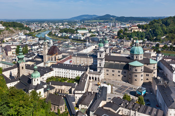 The old city of Salzburg, Austria