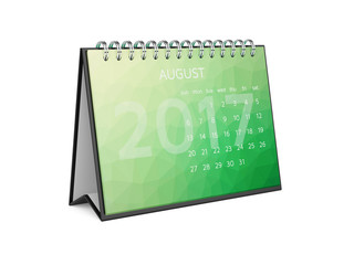 Calendar for 2017 august