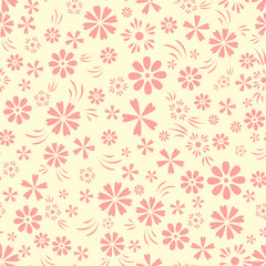 White and blue seamless background with a pattern 