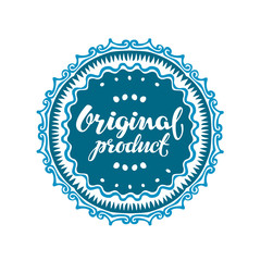 Original product. Vector illustration