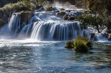 Fototapeta premium Waterfalls, Krka National Park,Croazia