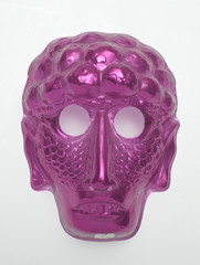 Purple Alien  Vintage Halloween Mask