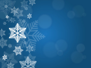 Obraz na płótnie Canvas Snowflake Background