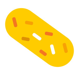 Bacteria virus vector icon