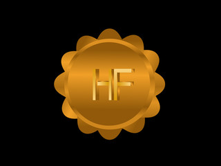 HF Initial Logo for your startup venture