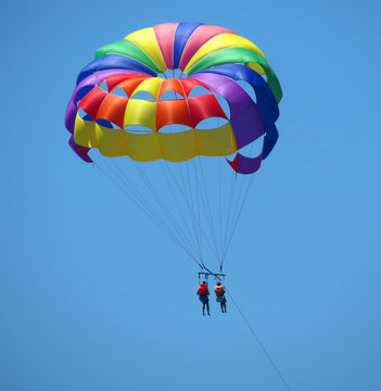 A summer sport - parasailing
