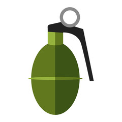 Grenade bomb explosion weapons vector.