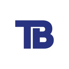 TB letter initial logo design