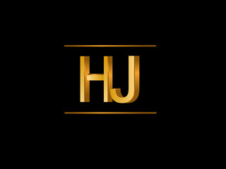 HJ Initial Logo for your startup venture