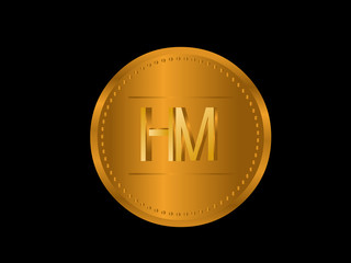 HM Initial Logo for your startup venture